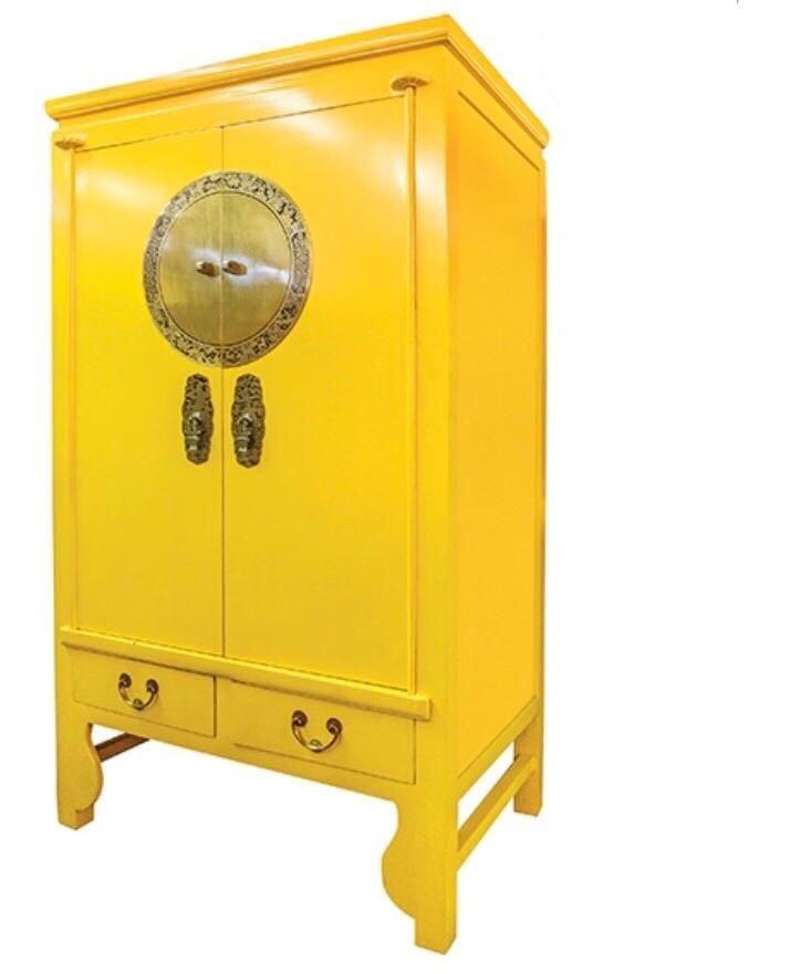 Wedding Armoire Pop Yellow Furniture Home Decor Antiques On Carousell