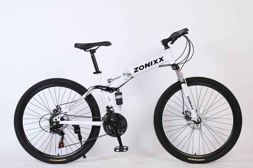 Anoi Echt Cater Zonix folding bike full suspension mountain bike 26" wheels, Sports  Equipment, Bicycles & Parts, Bicycles on Carousell