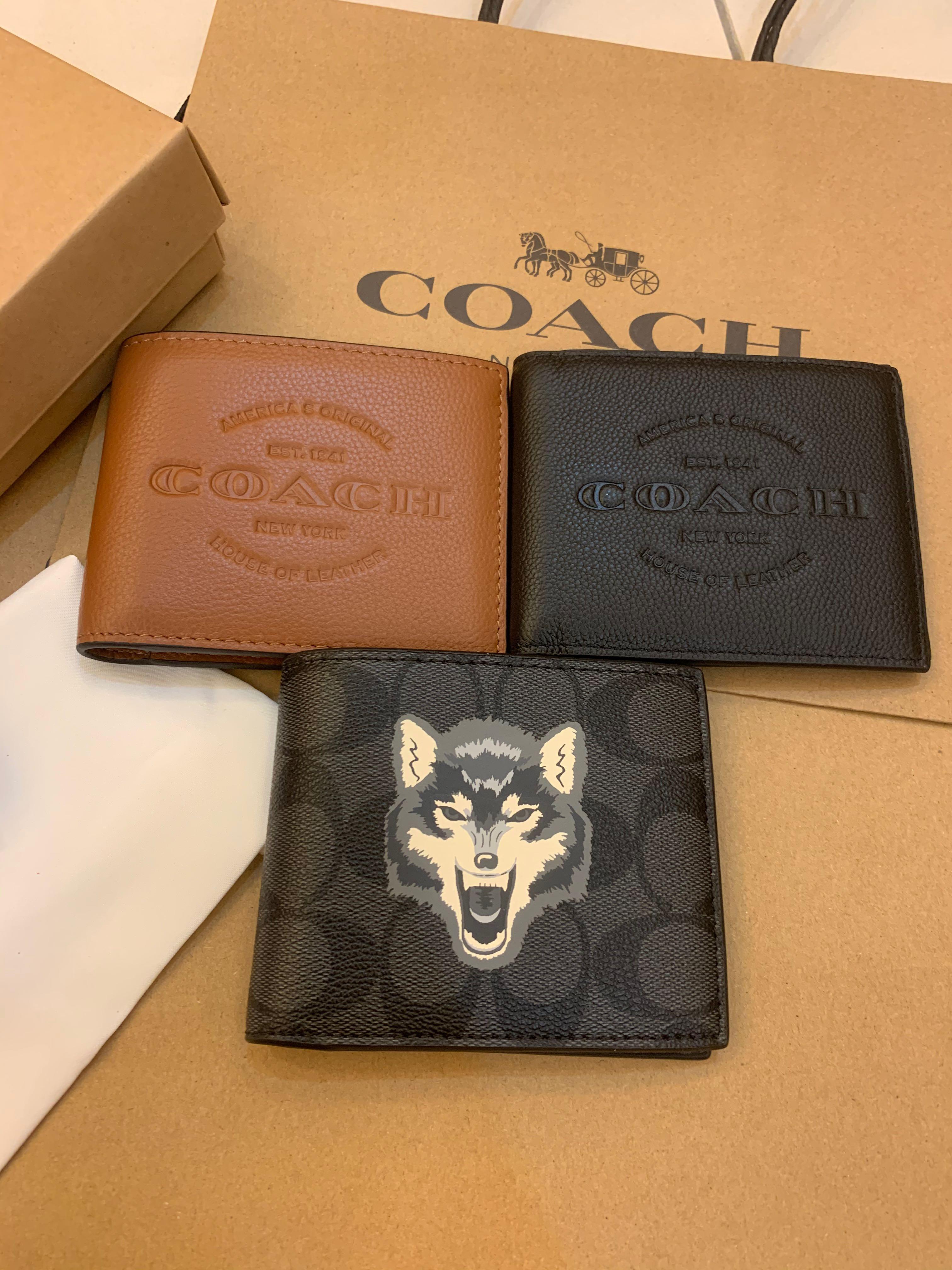 Men's coach wallet real vs fake 2025