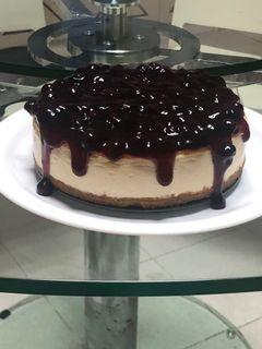 7’ blueberry cheesecake