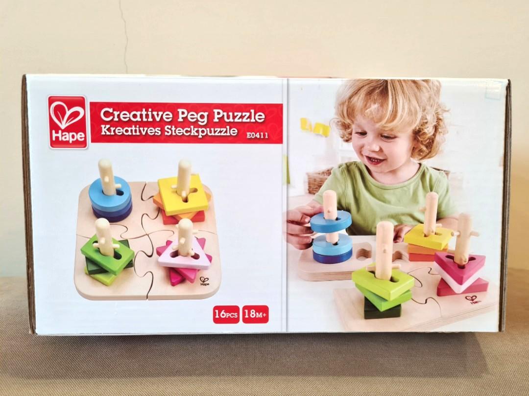 hape creative peg puzzle