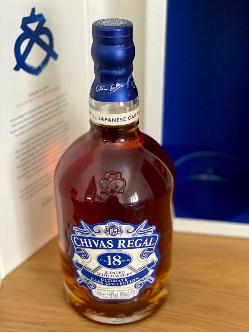 CHIVAS REGAL 18年 ミズナラ 免税店限定 現在非売品 箱有