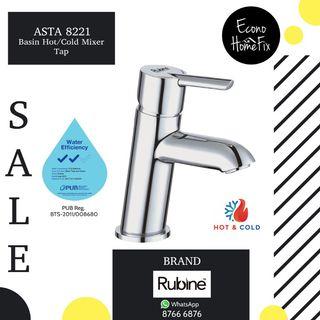 🔥🔥🔥 Free Delivery!!!  Rubine Asta 8221 Basin Mixer Tap Hot/Cold Rubine 8221,