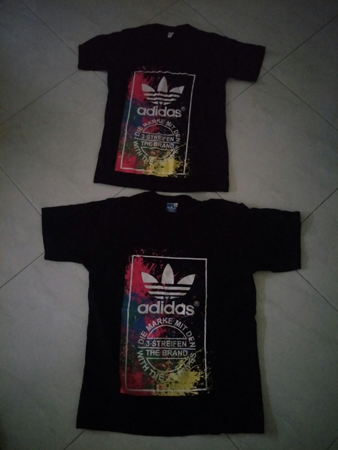 Adidas couple t shirt top