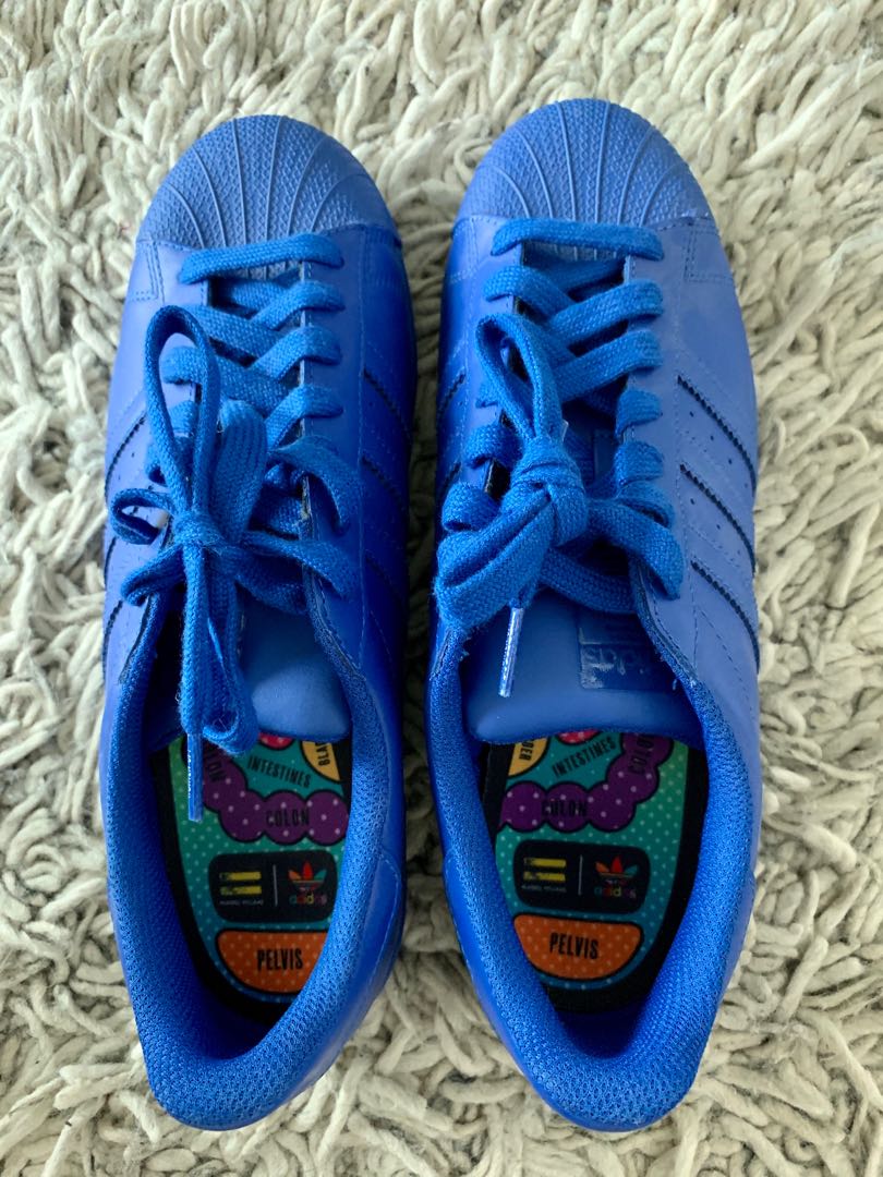 Adidas Supercolor Superstar by Pharrell Williams Blue, Men's Fashion,  Footwear, Sneakers on Carousell