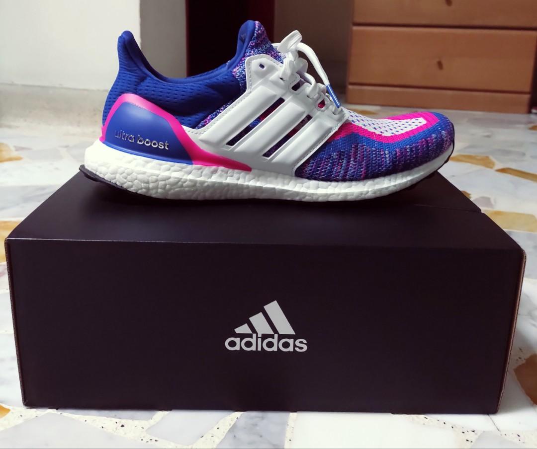 pink and blue ultra boost