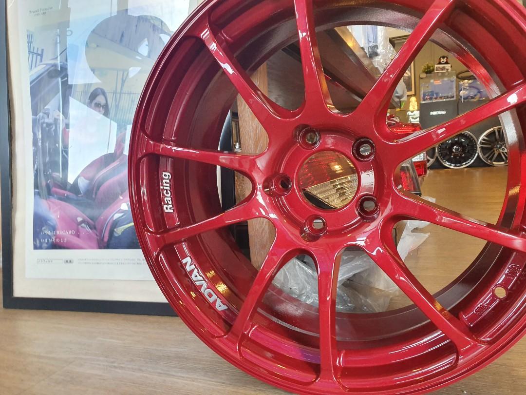 Advan Racing RZ (18X8)5X114.3, Car Accessories, Tyres & Rims on Carousell