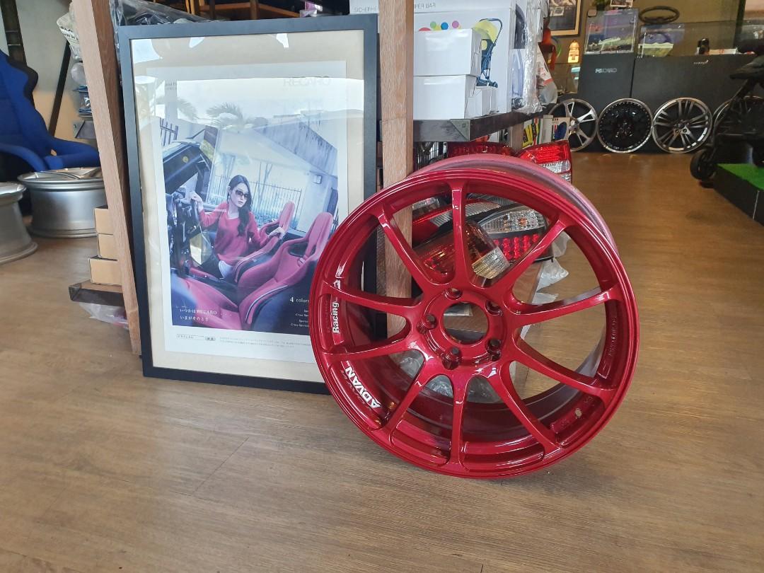 Advan Racing RZ (18X8)5X114.3, Car Accessories, Tyres & Rims on Carousell