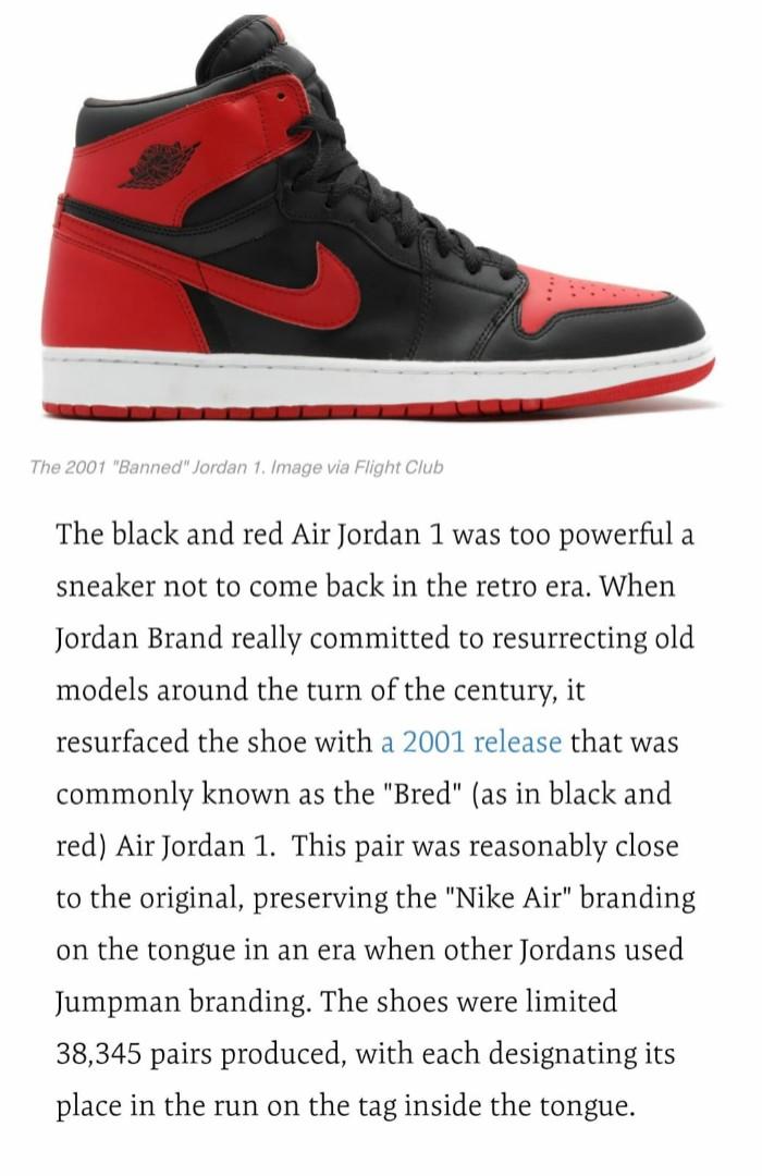 Nike air jordan sales retro 1 limited edition