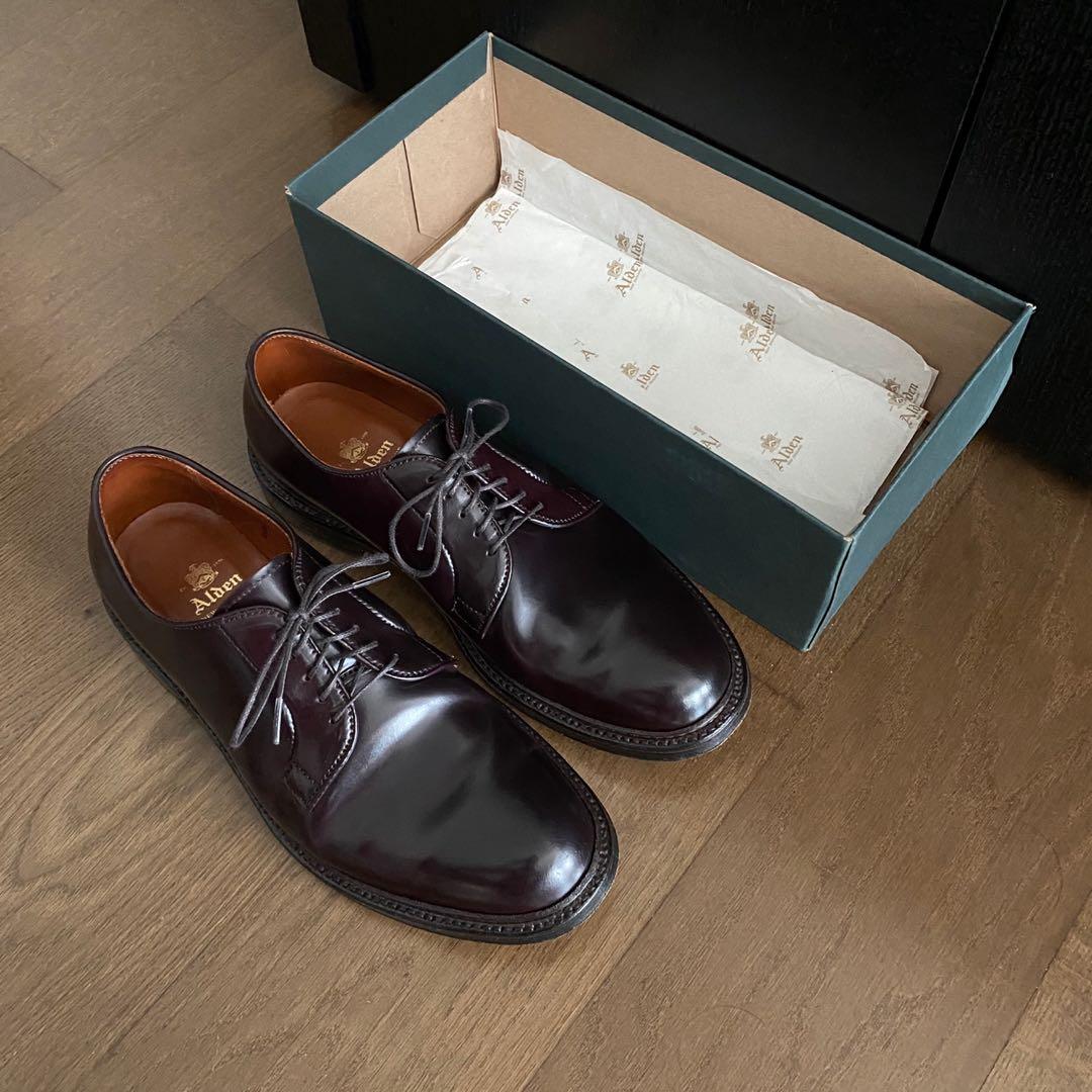 Alden 990 Cordovan Plain Toe Bluchers, Men�s Fashion