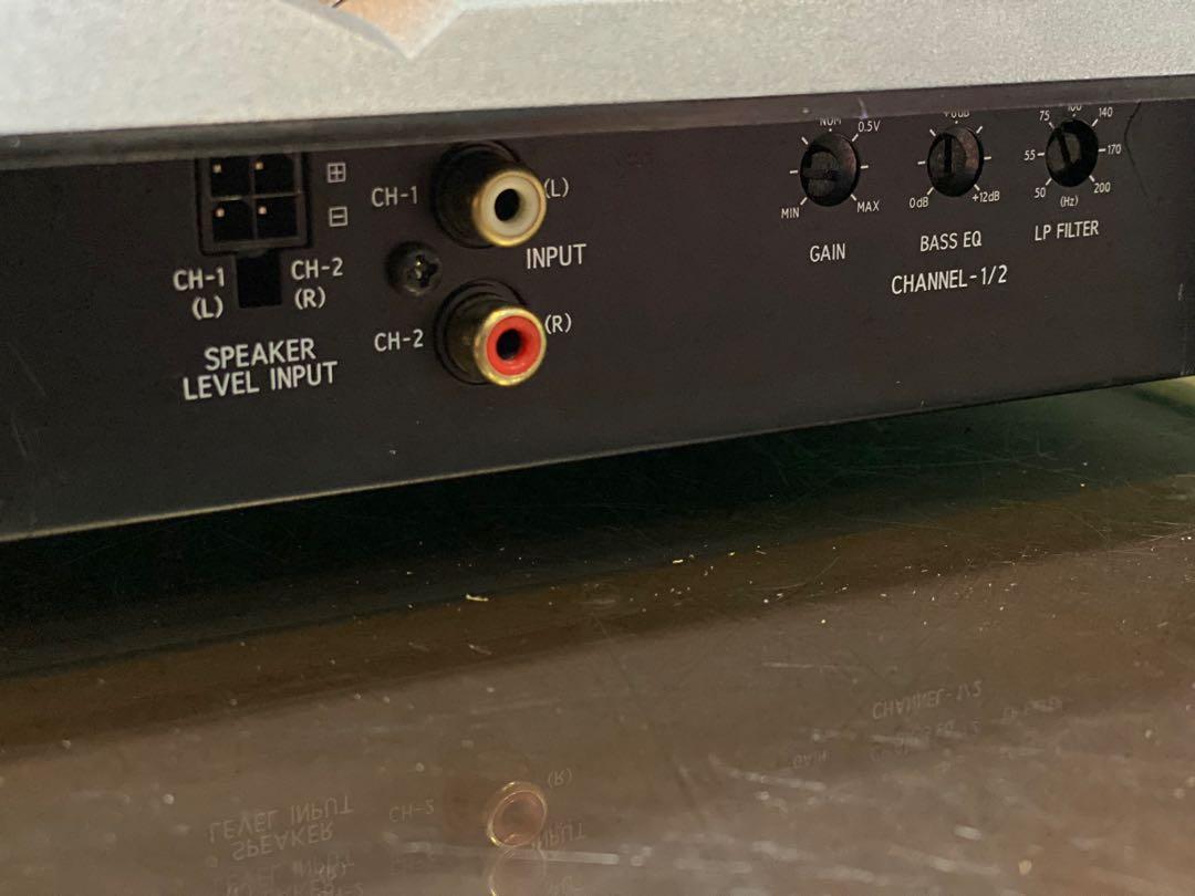 Alpine MRPM650 Mono subwoofer amplifier 600 watts RMS x 1 at 2 ohms
