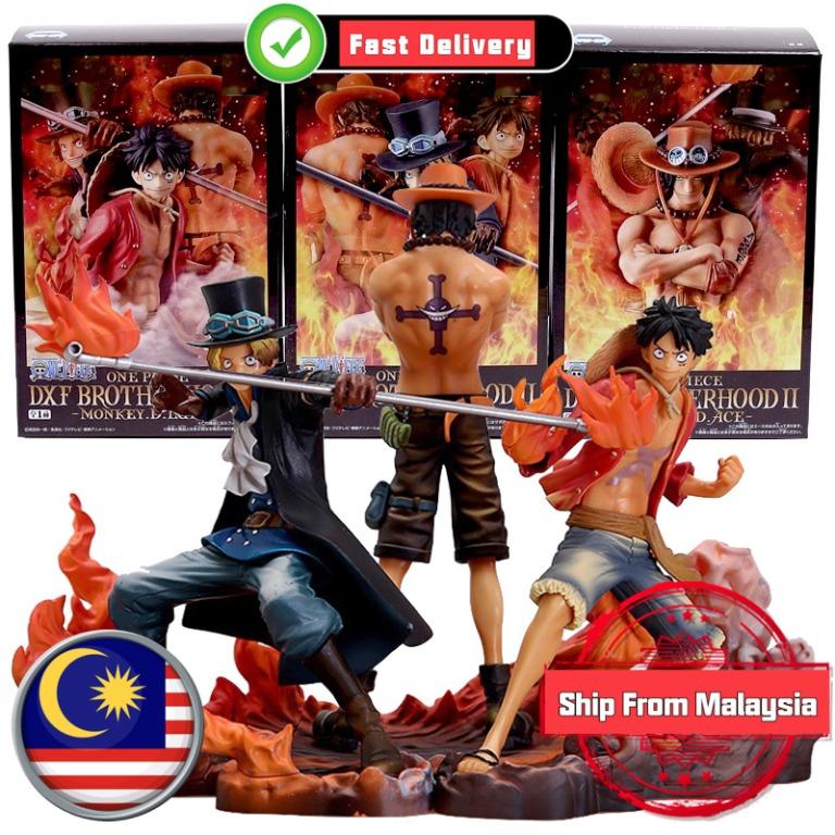 Banpresto One Piece DXF Figure, Brotherhood II Set Of 3 BIB