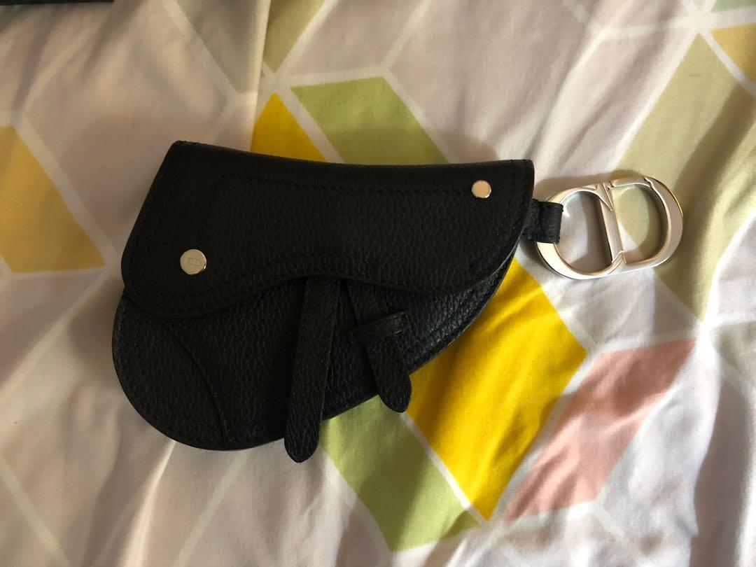 dior saddle key ring