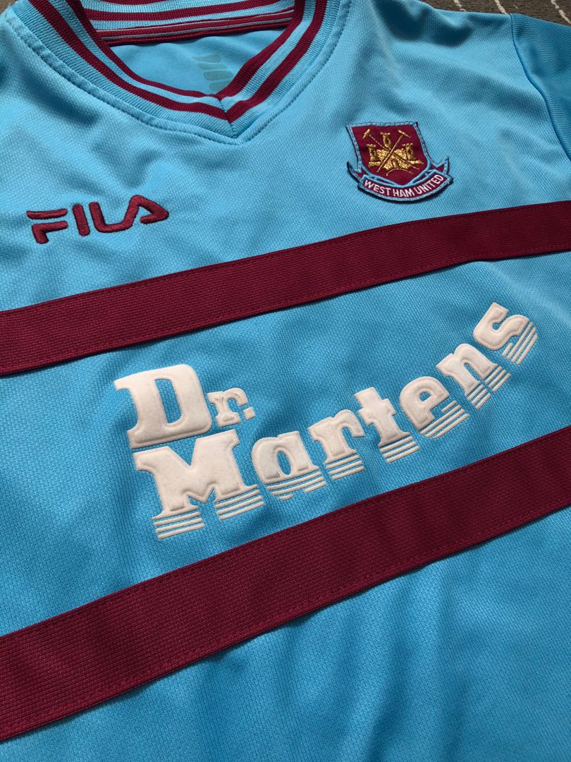 Authentic Fila West Ham United 01 02 Away Kit Sports Sports Apparel On Carousell