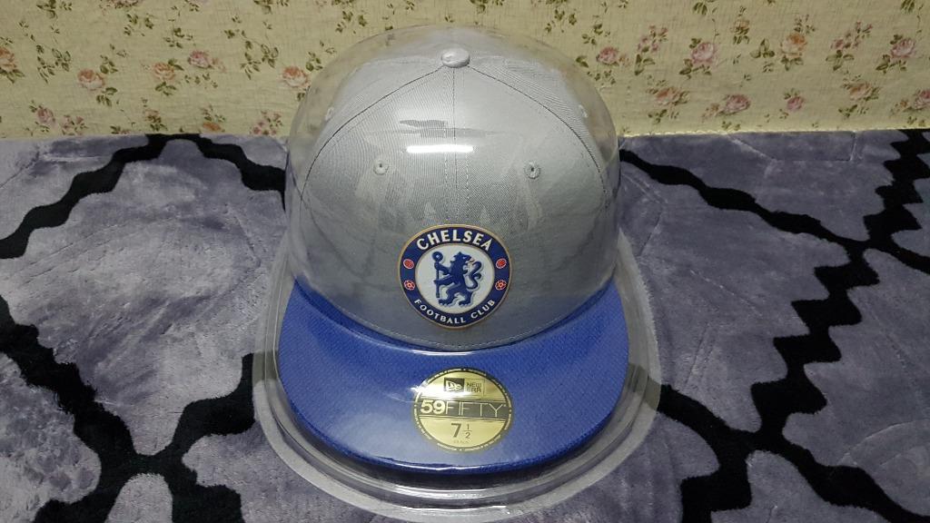 Authentic New Era 59fifty Chelsea Fc Fans Edition Fitted Cap From Usa Men S Fashion Accessories Caps Hats On Carousell