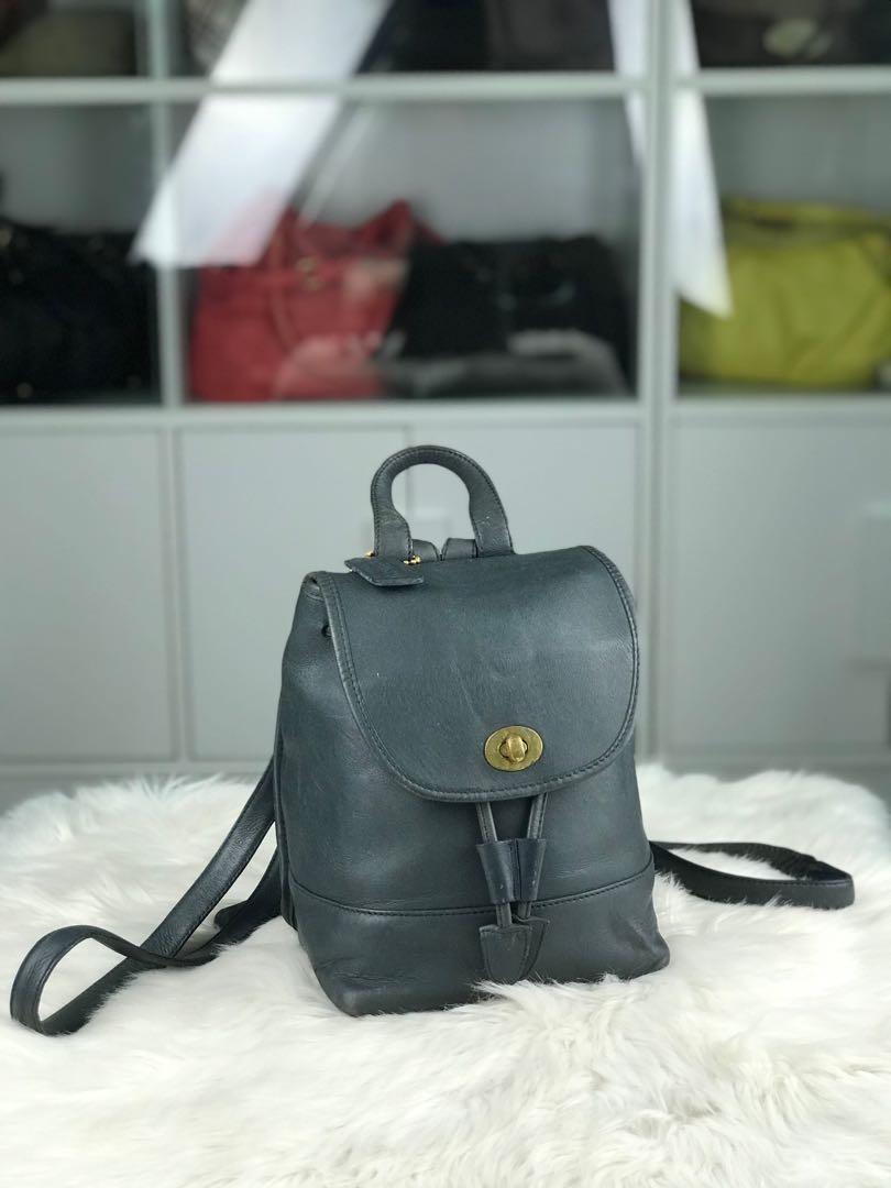 Vintage coach sales mini backpack