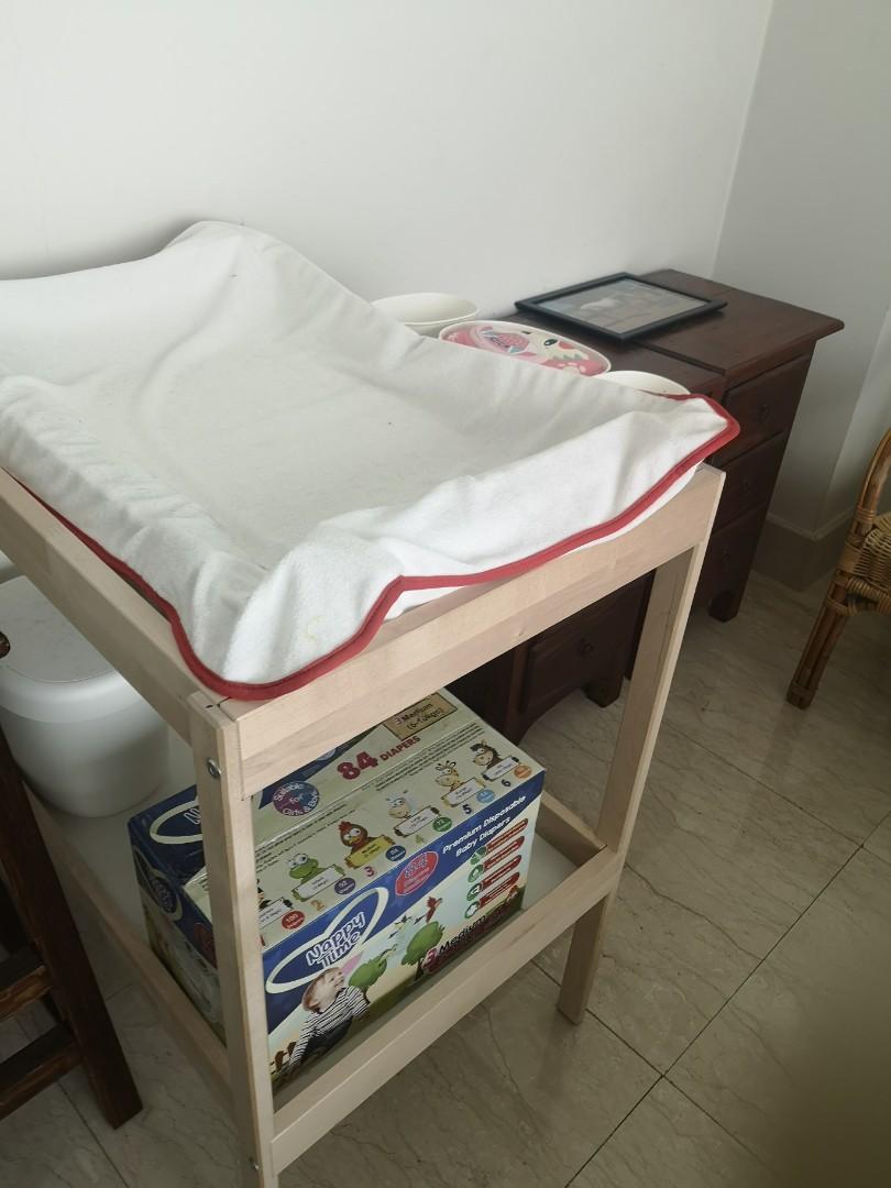 change table over cot