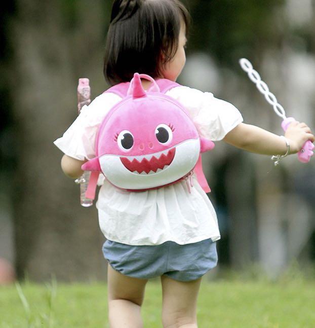 Pink baby shark backpack best sale