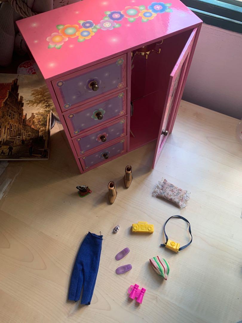 barbie doll cupboard