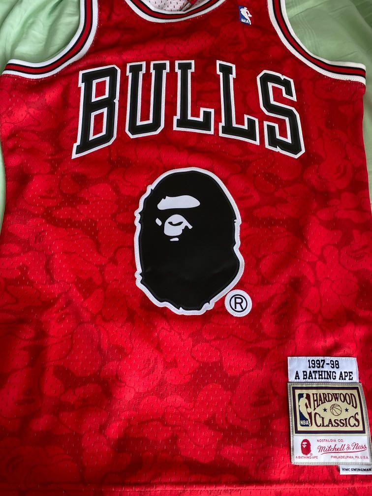 bathing ape bulls jersey