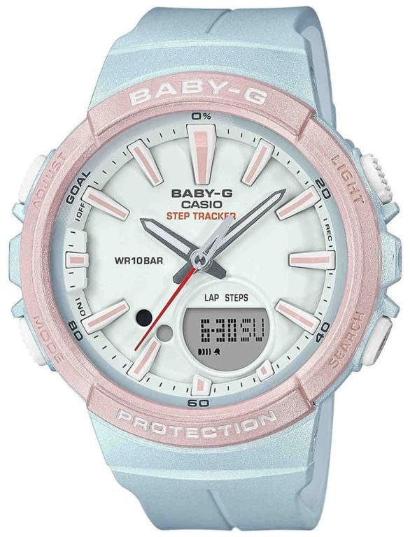 BGS-100SC-2A 門市正貨 - 全新 CASIO BABY G G-SQUAD BGS-100 BGS-100SC BGS-100SC-2 BGS-100SC-2A STEP TRACKER 計步手錶, 名牌, 錶 - Carousell