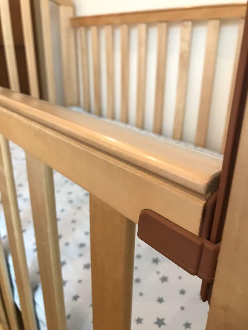 Big Baby Cot Convertible to Toddler Bed, Babies & Kids, Baby Nursery