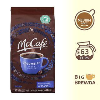 Big Brewda - McCafe Colombian Medium Dark Roast Ground Coffee 12oz / 340g