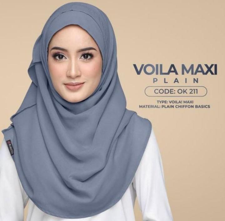 tudung bokitta voila maxi