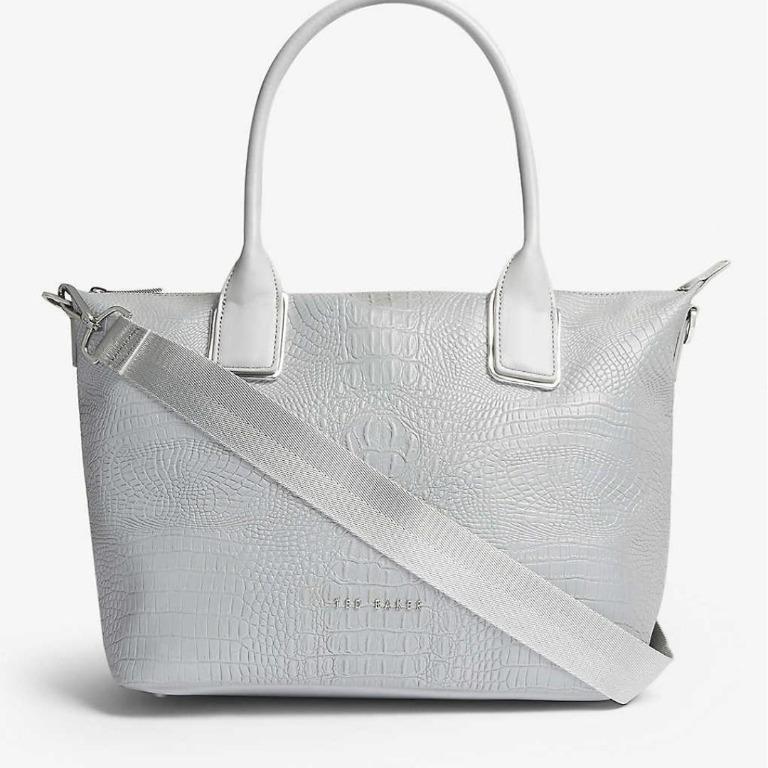 ted baker silver tote bag