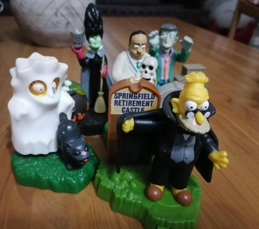 Burger King Simpsons Halloween 2001 complete, Hobbies & Toys, Toys