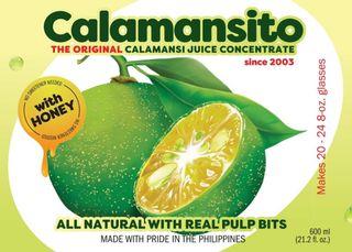 Calamansito All Natural Calamansi Juice Concentrate