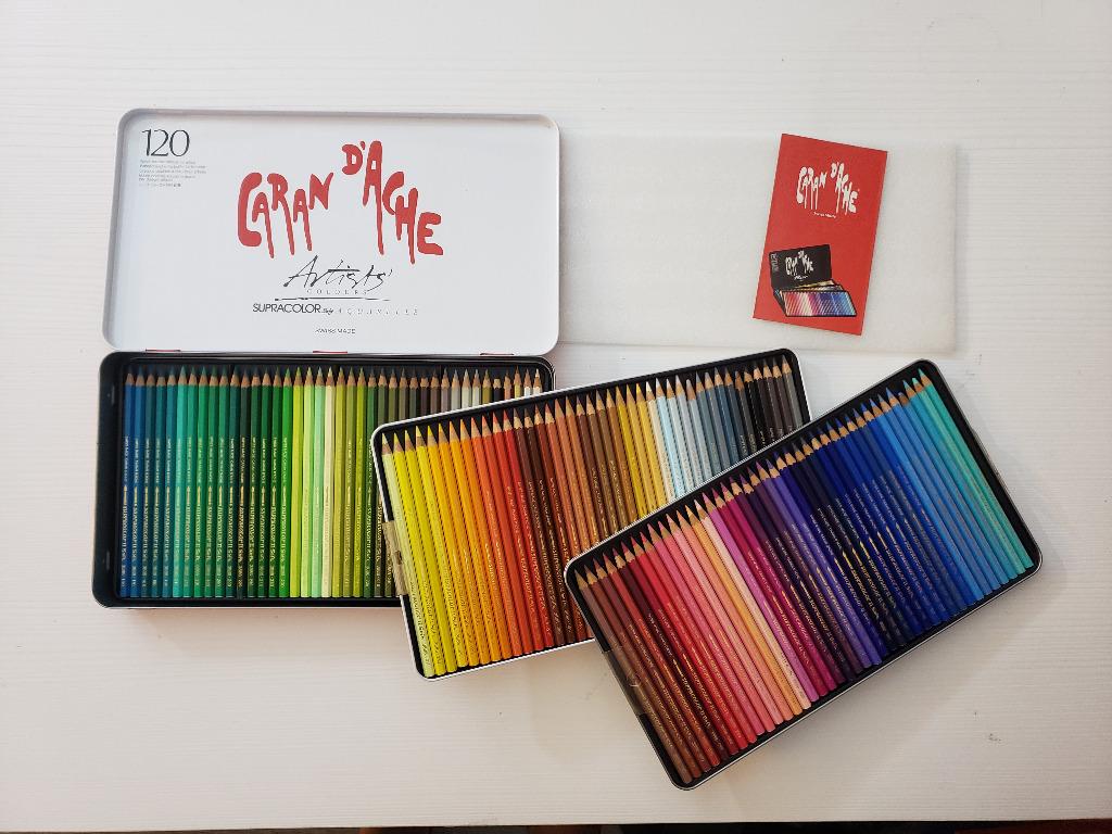Caran d'Ache - Supracolor soft 120色專業級水溶性木顏色, 插圖師
