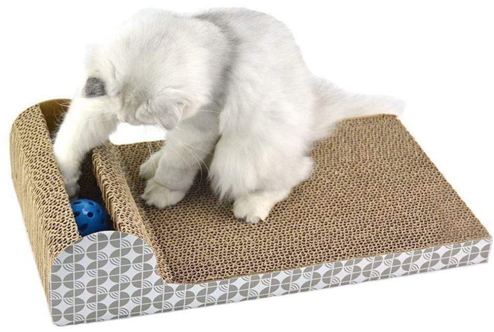 Cat Scratch Pad,Scratcher with Catnip,Scratching Posts,Cat Toy Scratch