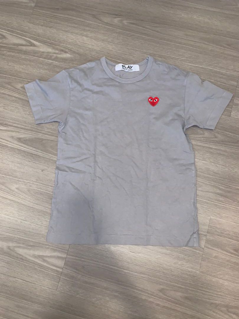 cdg gray shirt