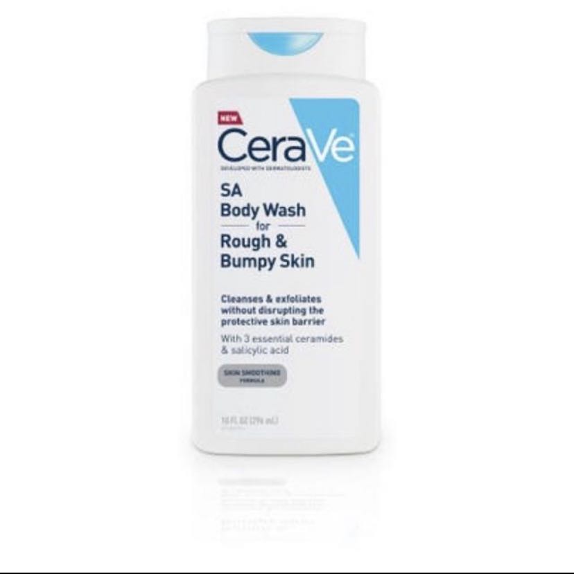cerave cleanser rough and bumpy