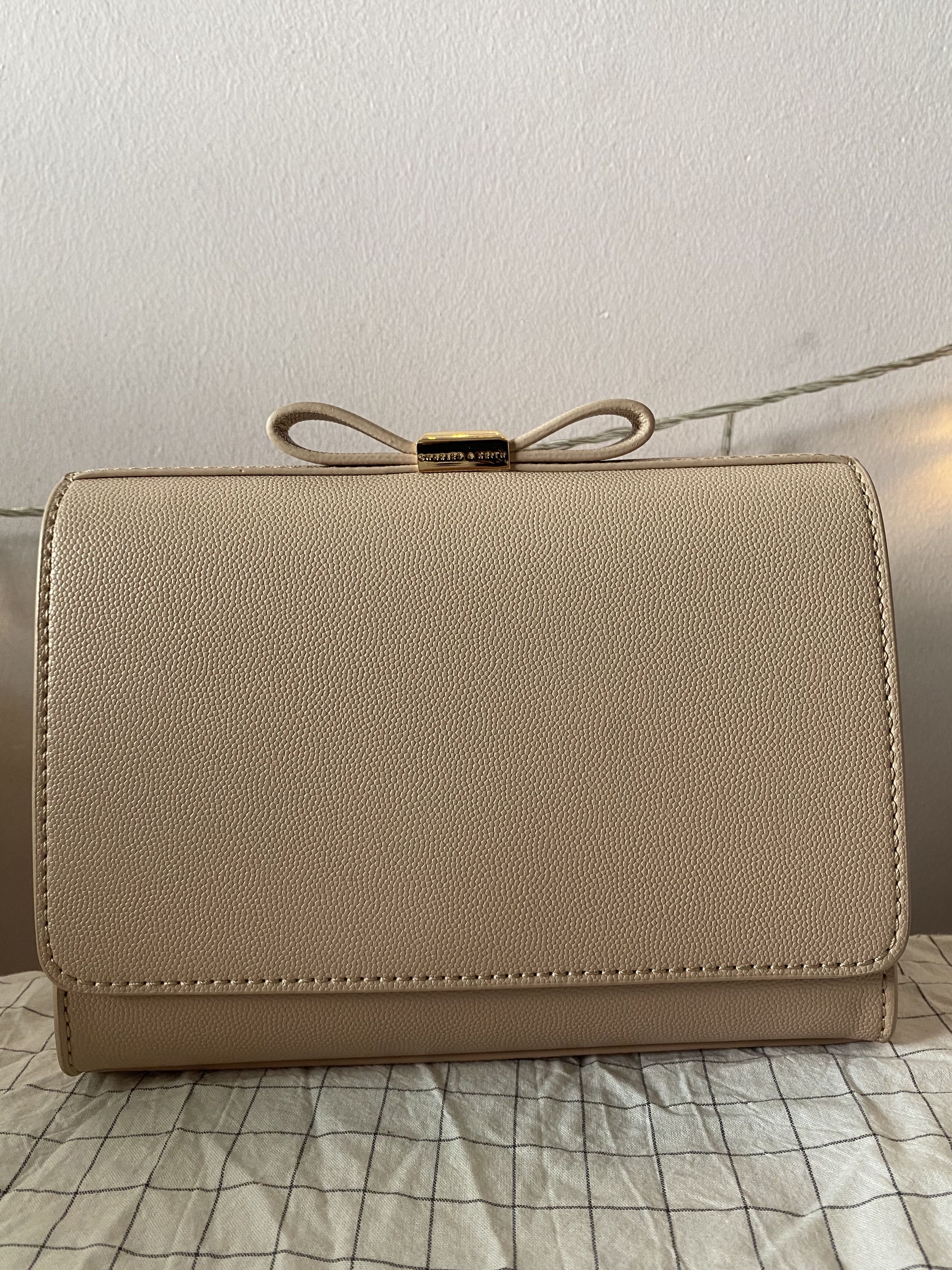 Charles and keith bow detail clutch hotsell
