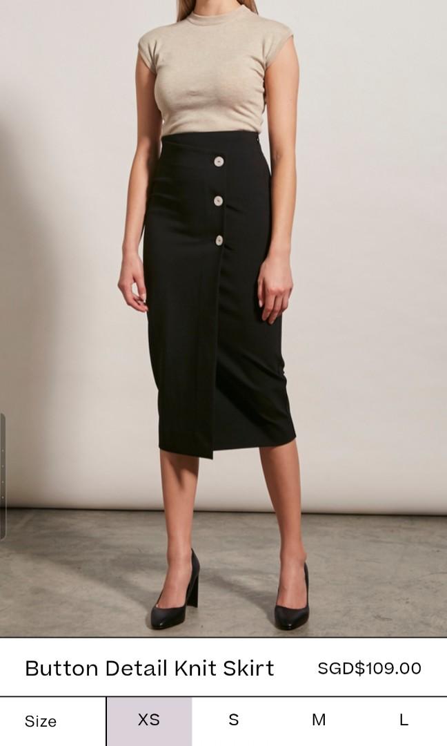 Button detail skirt Clearance