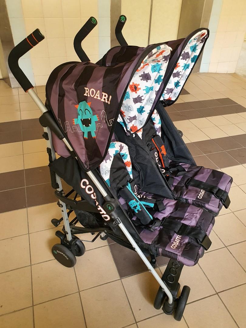 Cosatto Supa Dupa Cuddle Monster Twin stroller