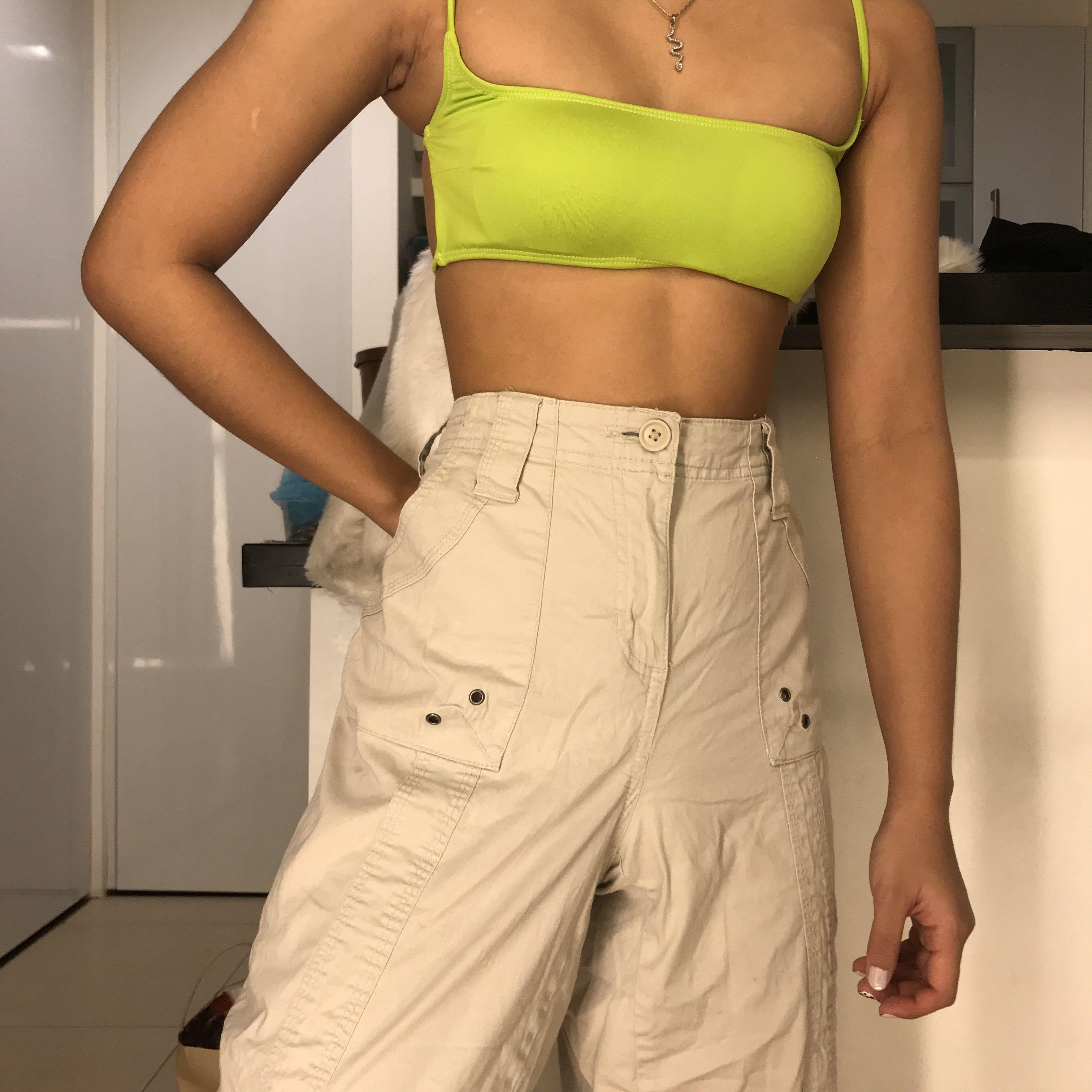 cargo wide leg pants