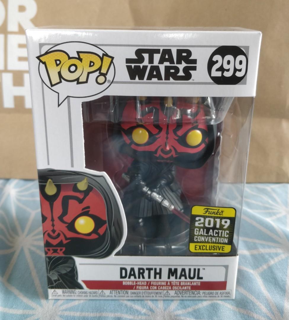 funko pop star wars the phantom menace darth maul exclusive galactic convention figure