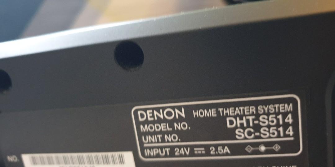 Denon DHTS514 Home Theatre System Soundbar with Subwoofer, Electronics