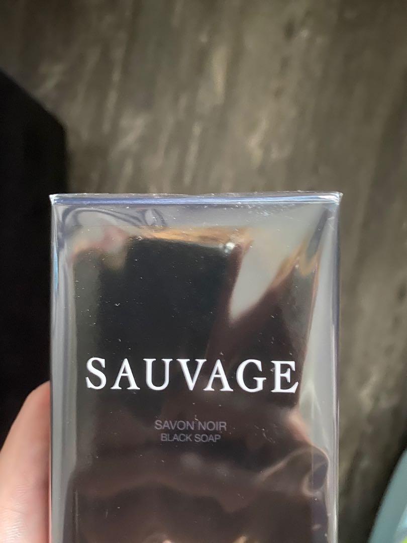Sauvage black 2025 soap