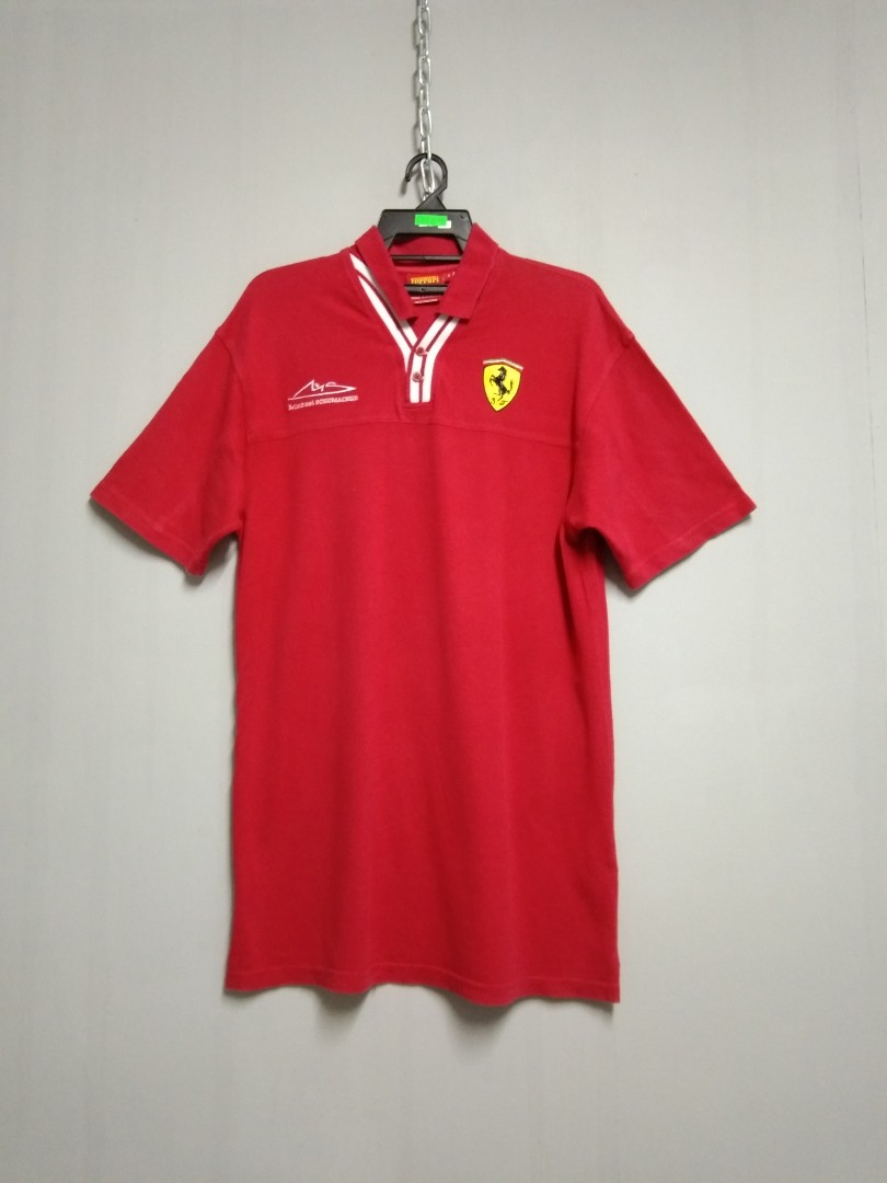 Ferrari Michael Schumacher Polo Shirt Men S Fashion Clothes Others On Carousell