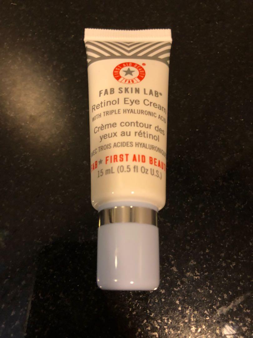 First Aid Beauty Retinol Eye Cream With Triple Hyaluronic Acid Health Beauty Face Skin Care On Carousell