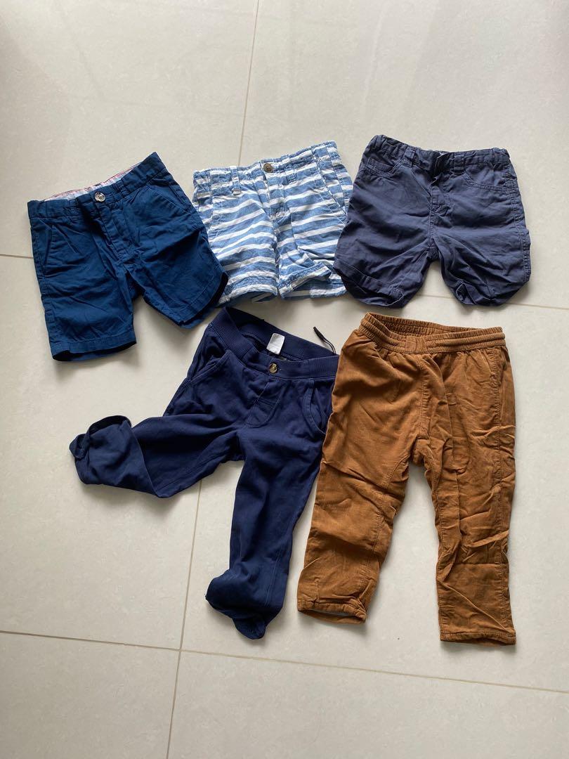 h&m footed baby pants