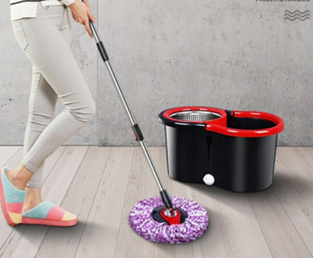Mops Using Clothes FREE 5 MOP clothes! Mop Bucket Cleaning Set, Furniture & Home Living ...