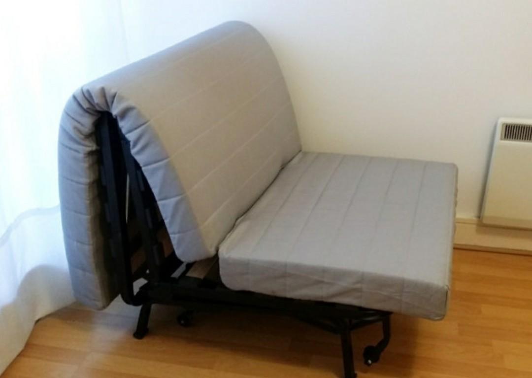 FREE Ikea Lycksele Single ChairBed (Kennedy Town), 傢俬＆家居, 傢俬, 床架及床褥