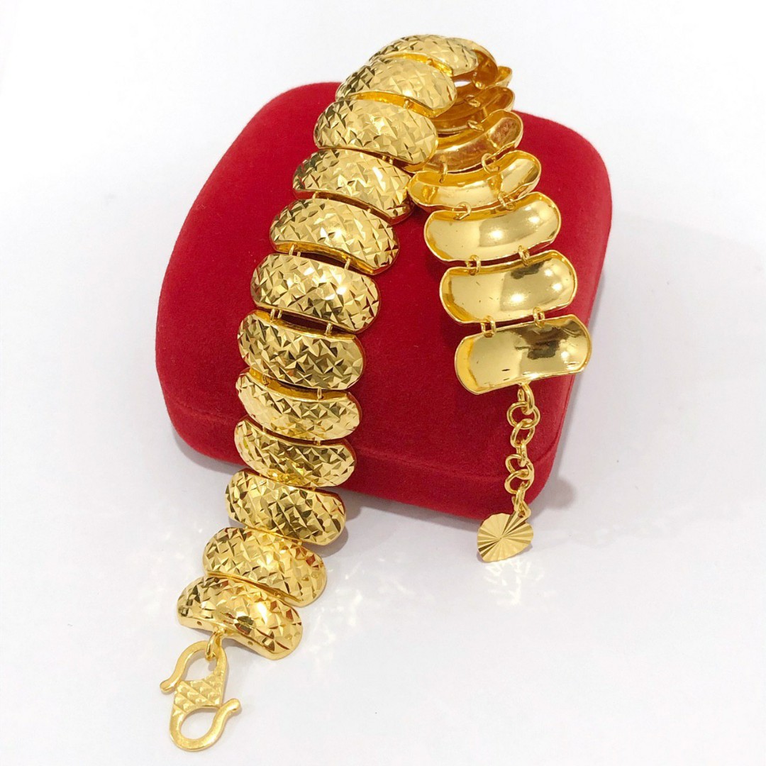 Gelang Emas 916 Dewasa Pulut Dakap 17cm 19cm Women S Fashion Jewellery On Carousell