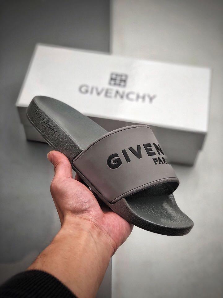 Givenchy Logo Slides Slippers Ss19 Men S Fashion Footwear Slippers Sandals On Carousell