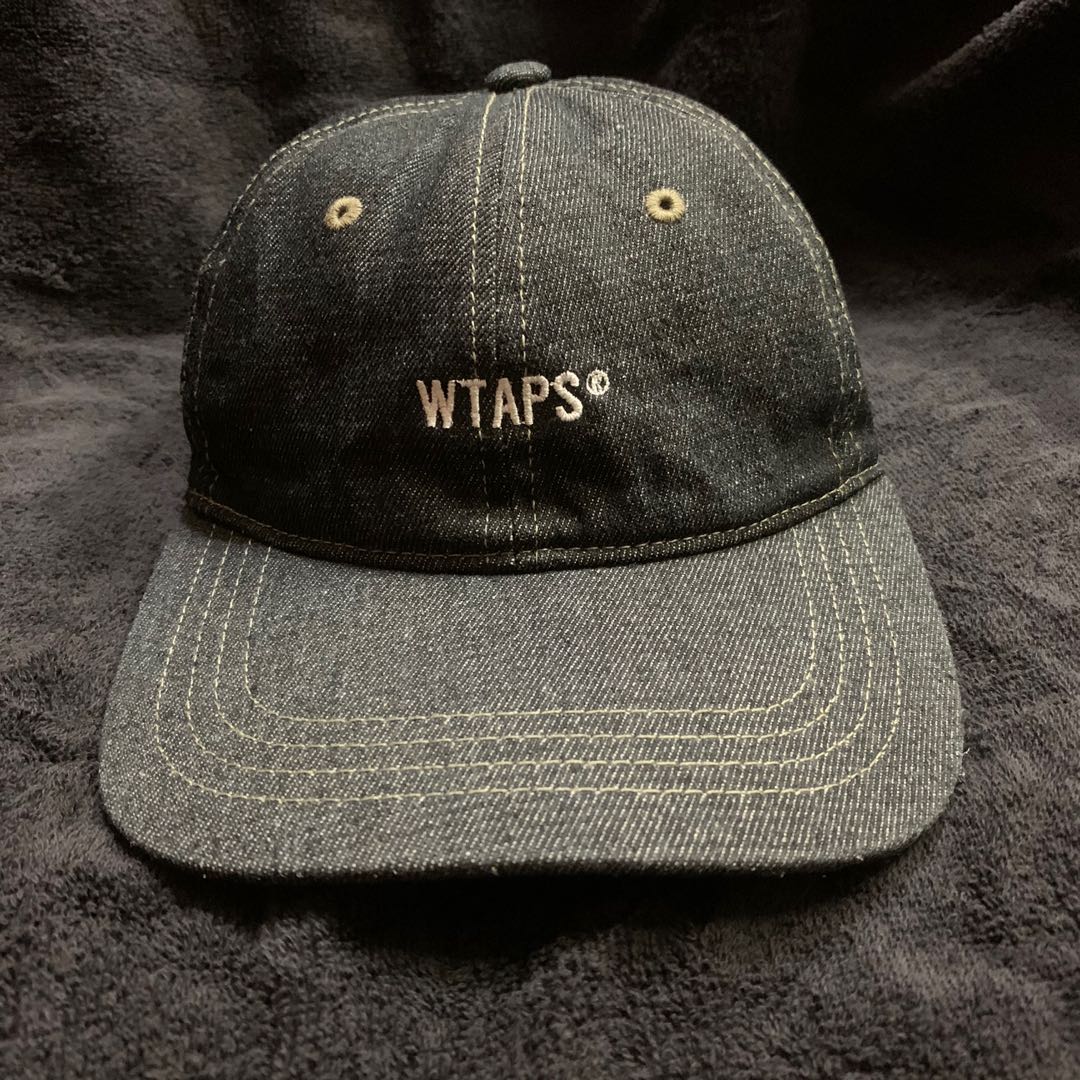 WTAPS T-6H 02 CAP (BLACK DENIM) 19AW (long tee hat bag